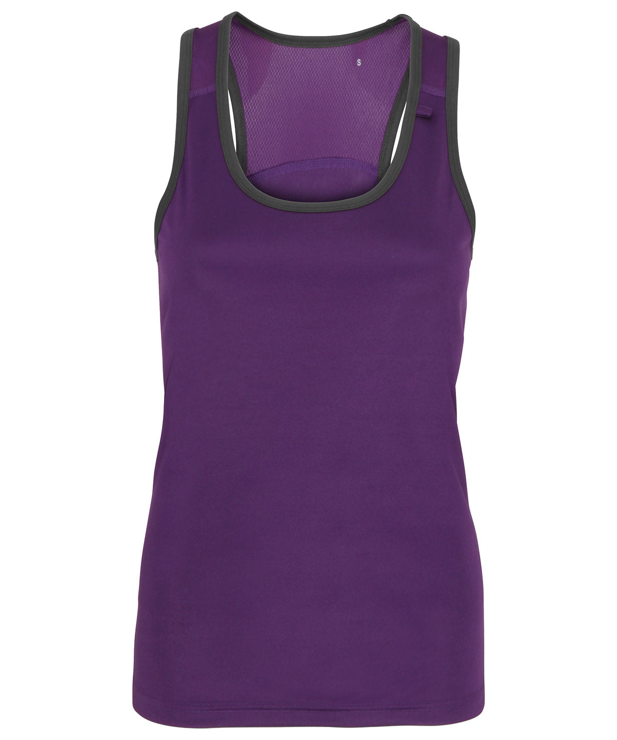 TriDri Women's TriDri® panelled fitness vest Purple/Charcoal
