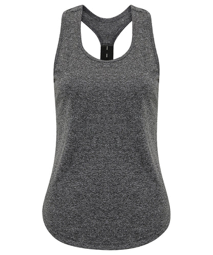 TriDri Women's TriDri® performance strap back vest Black Melange