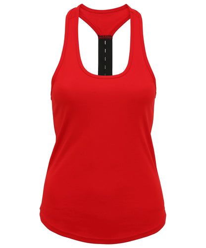 TriDri Women's TriDri® performance strap back vest Fire Red