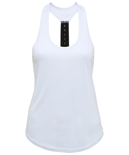 TriDri Women's TriDri® performance strap back vest White