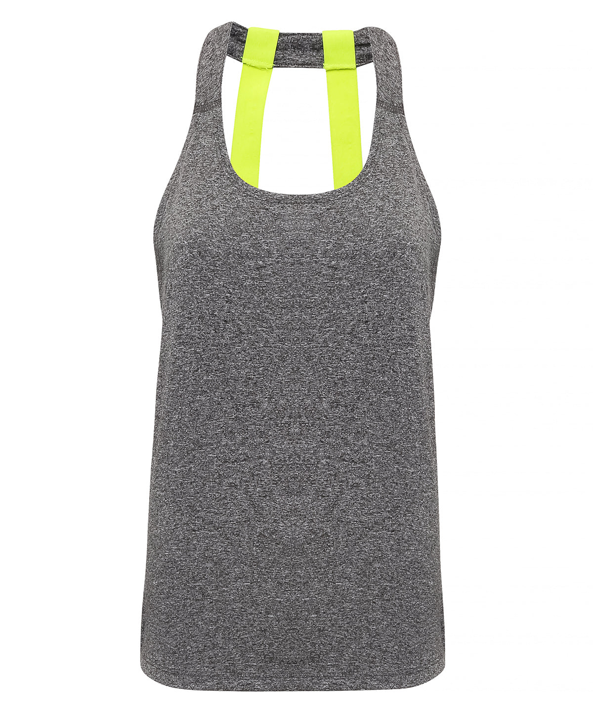 TriDri Women's TriDri® double strap back vest Black Melange