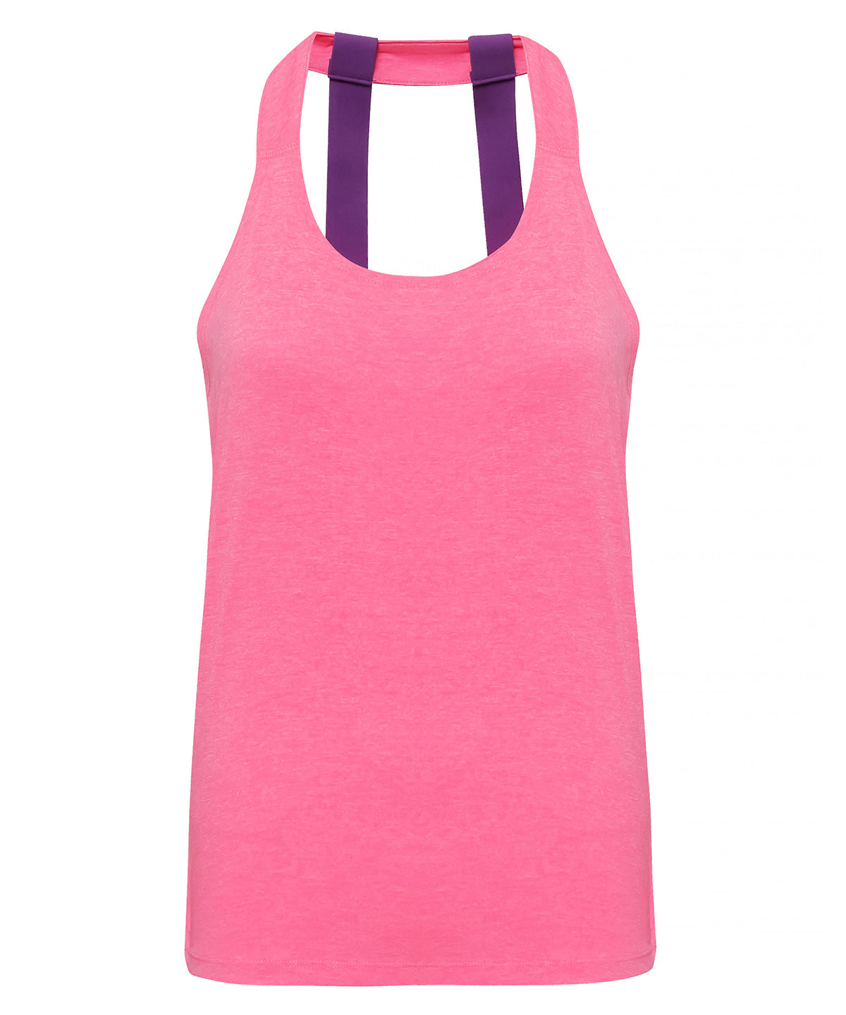 TriDri Women's TriDri® double strap back vest Lightning Pink Melange