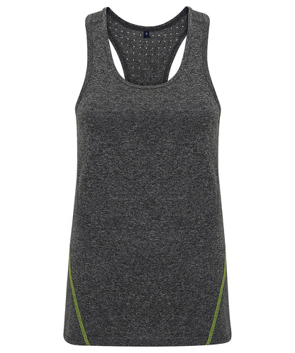 TriDri Women's TriDri® laser cut vest Black Melange