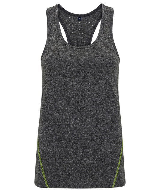 TriDri Women's TriDri® laser cut vest Black Melange