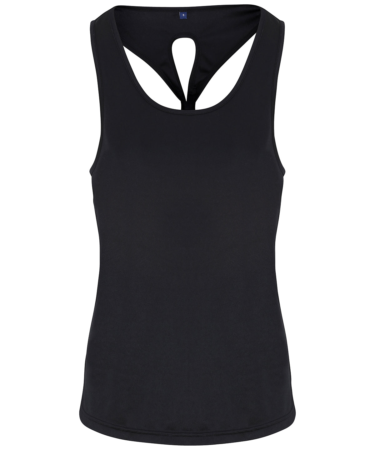 TriDri Women's TriDri® yoga knot vest Black