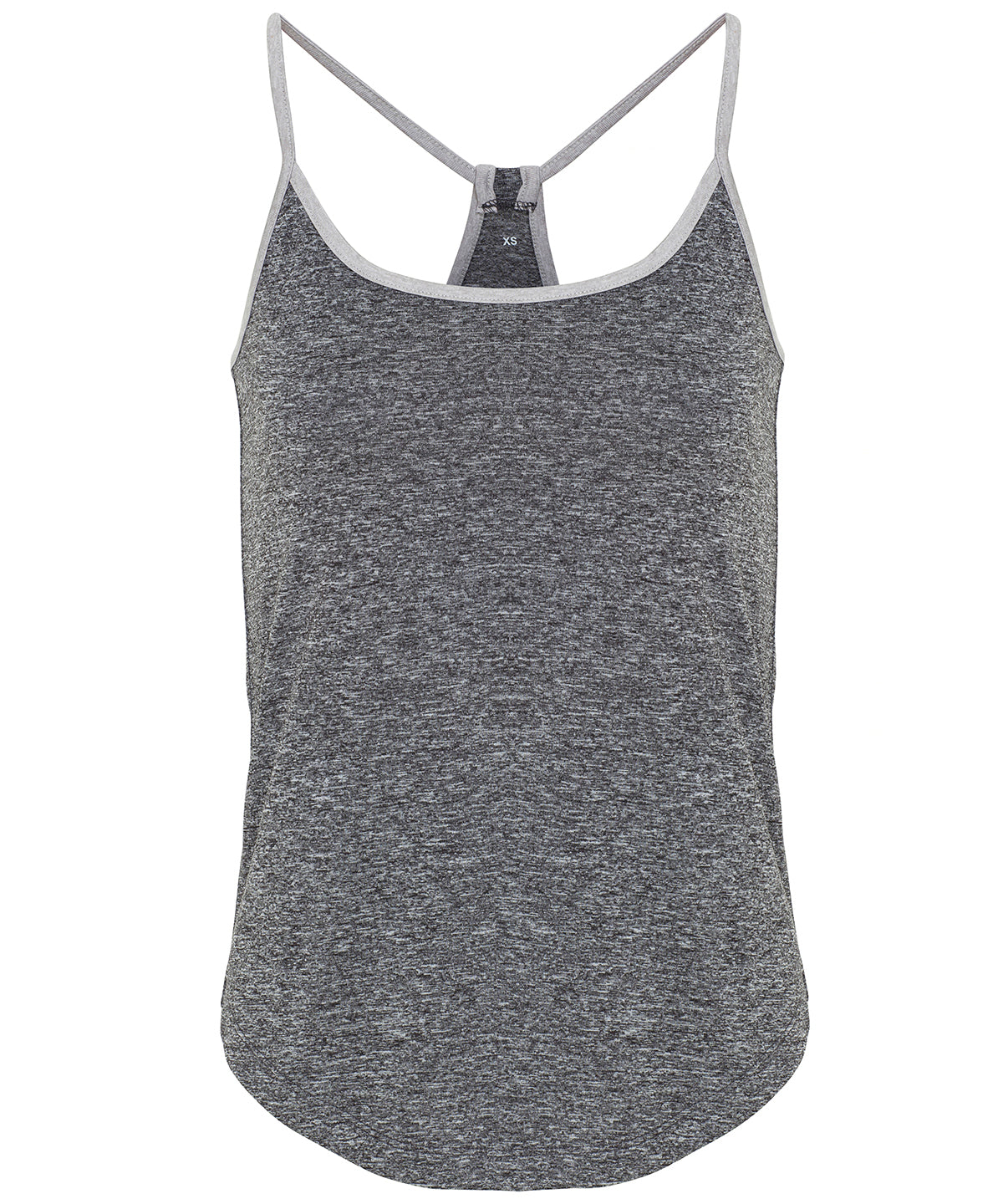 TriDri Women's TriDri® yoga vest Black Melange/Silver Melange