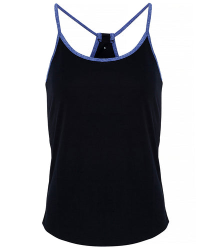 TriDri Women's TriDri® yoga vest French Navy/Blue Melange