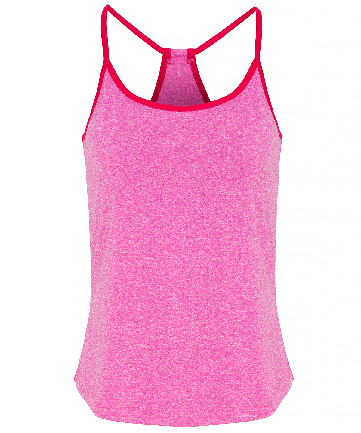TriDri Women's TriDri® yoga vest Pink Melange/Hot Pink