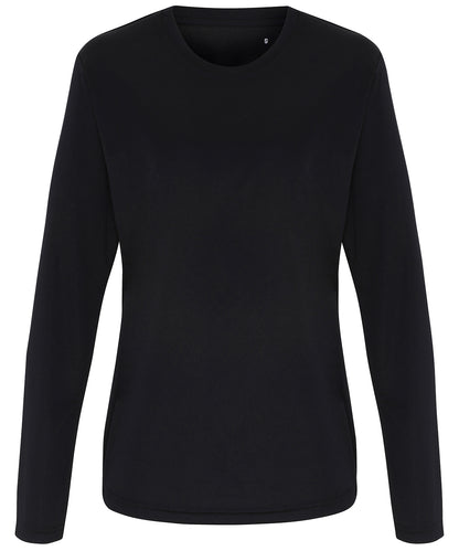 TriDri Women's TriDri® long sleeve performance t-shirt Black