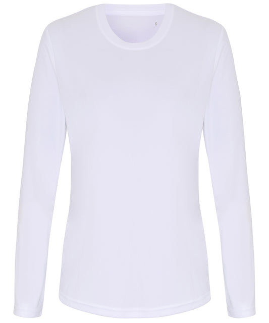 TriDri Women's TriDri® long sleeve performance t-shirt White