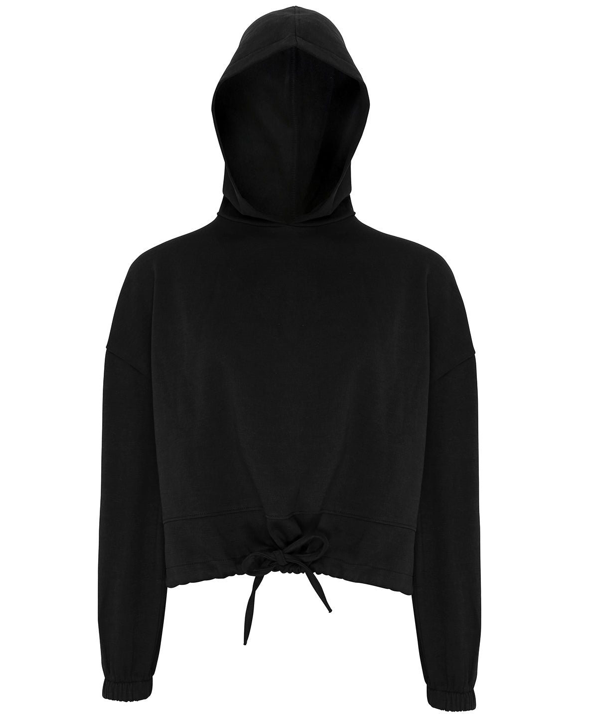 TriDri Women's TriDri® cropped oversize hoodie Black