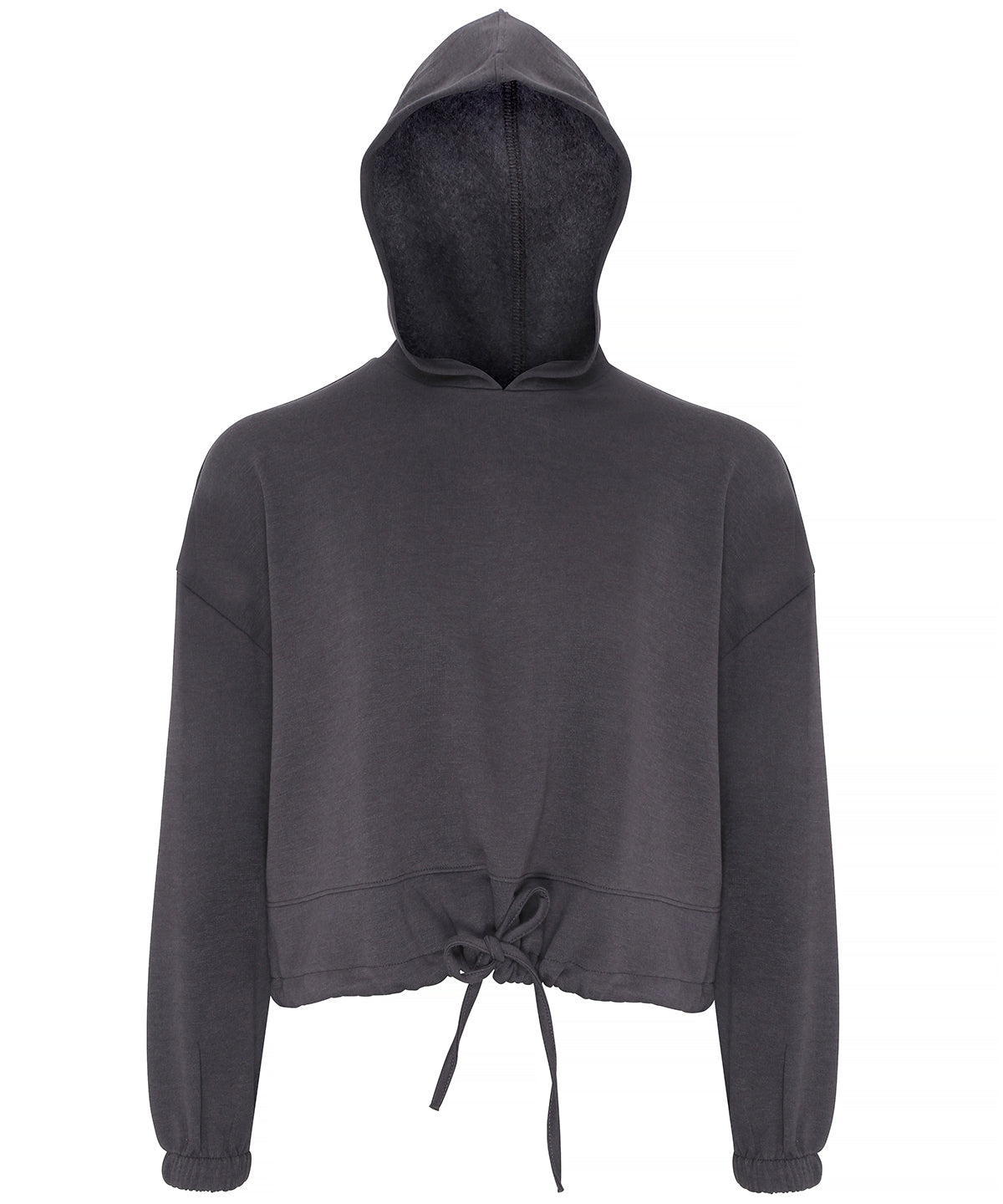 TriDri Women's TriDri® cropped oversize hoodie Charcoal