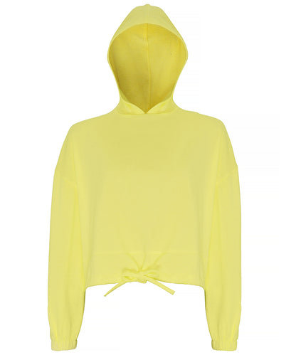 TriDri Women's TriDri® cropped oversize hoodie Lemon