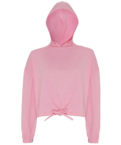 TriDri Women's TriDri® cropped oversize hoodie Light Pink