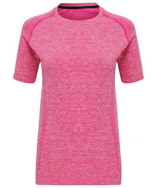 TriDri Women's TriDri® seamless '3D fit' multi-sport performance short sleeve top Pink