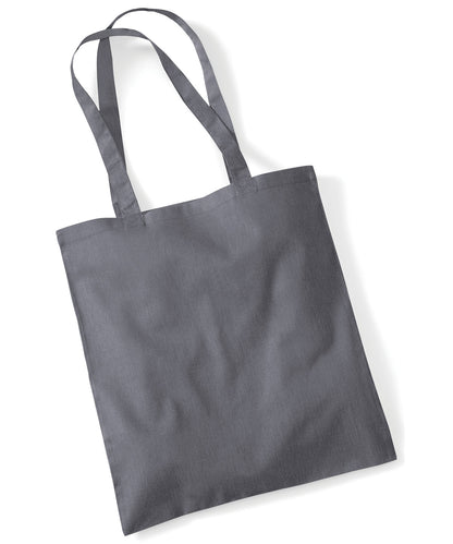 Westford Mill Bag for life - long handles Graphite Grey