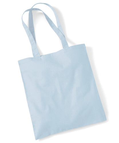 Westford Mill Bag for life - long handles Pastel Blue