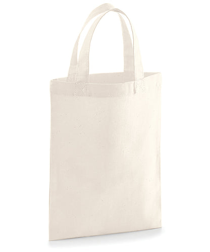 Westford Mill Cotton party bag for life Natural
