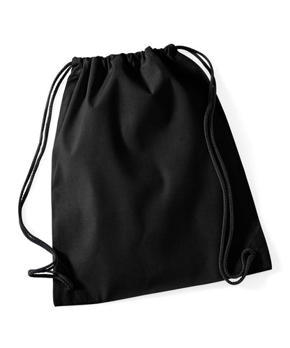 Westford Mill Cotton gymsac Black/Black