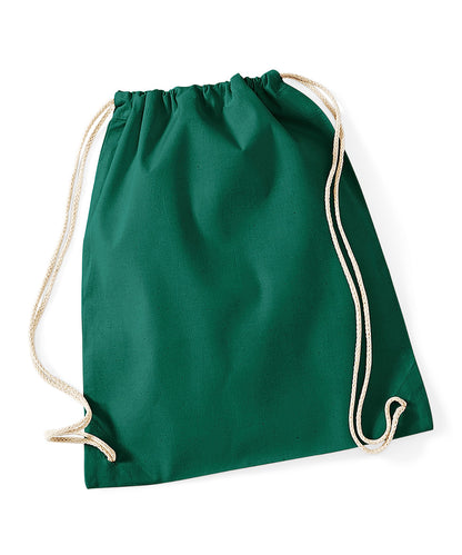 Westford Mill Cotton gymsac Bottle Green