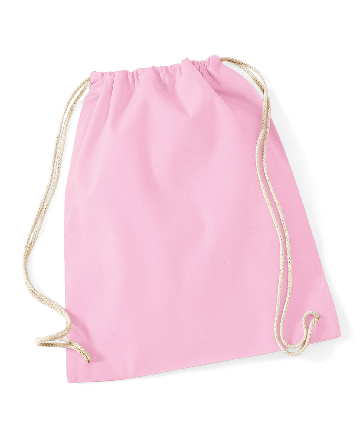 Westford Mill Cotton gymsac Classic Pink/White