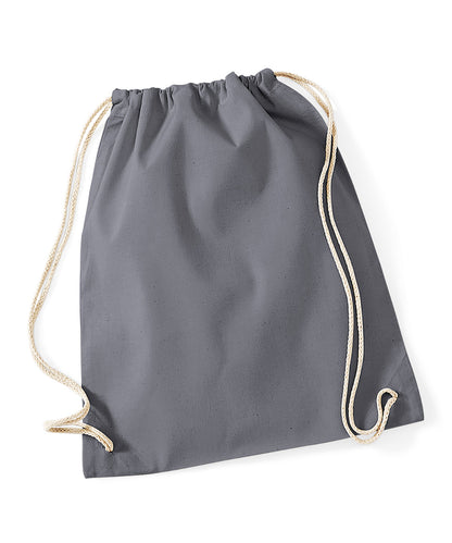 Westford Mill Cotton gymsac Graphite Grey