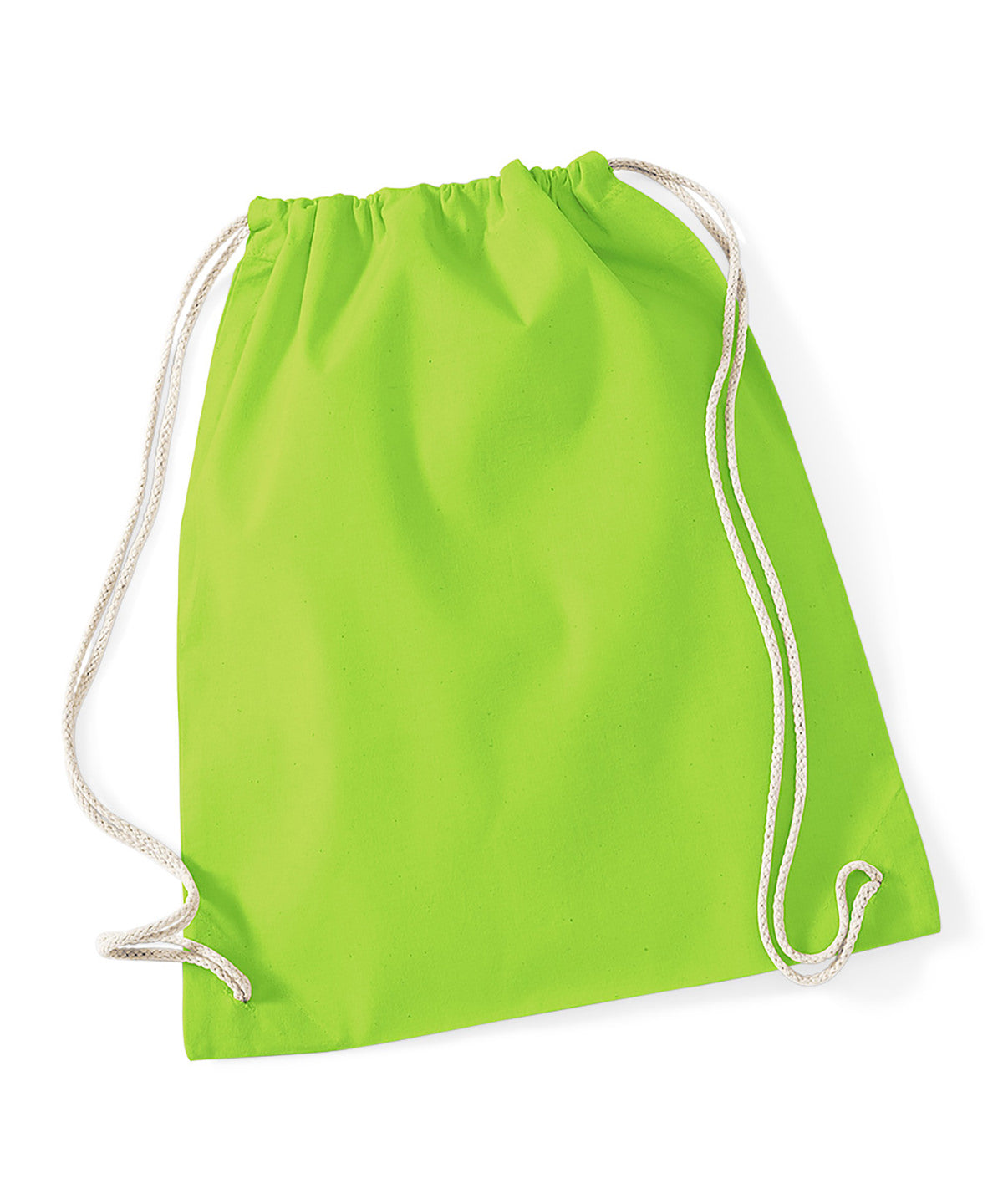 Westford Mill Cotton gymsac Lime Green