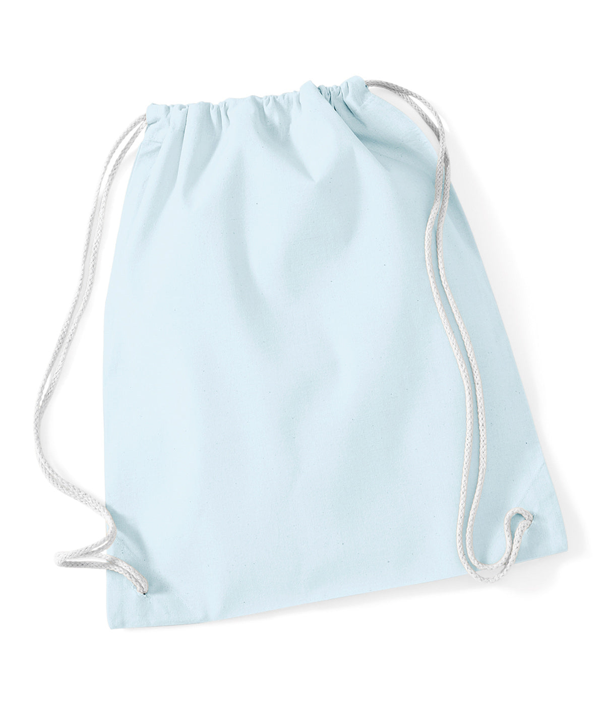 Westford Mill Cotton gymsac Pastel Blue/White