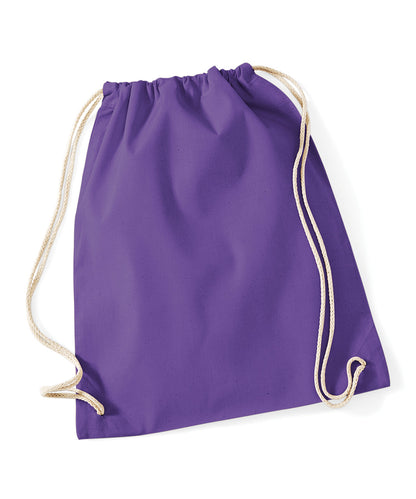 Westford Mill Cotton gymsac Purple