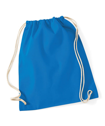 Westford Mill Cotton gymsac Sapphire Blue
