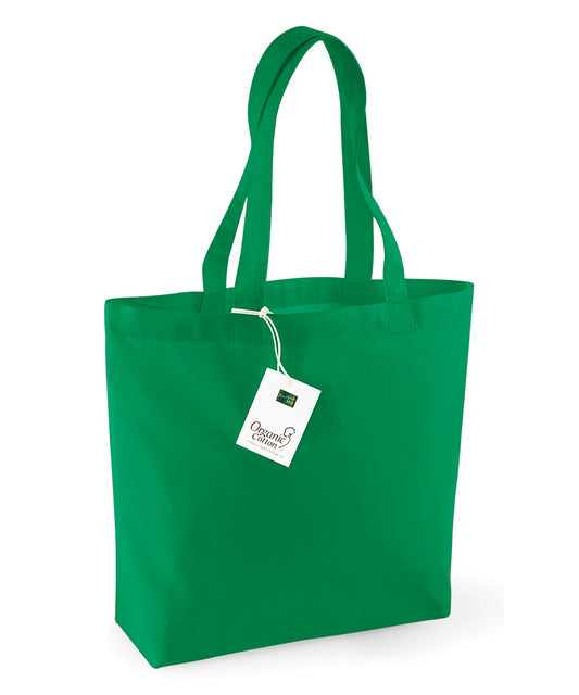 Westford Mill Organic cotton shopper Kelly Green