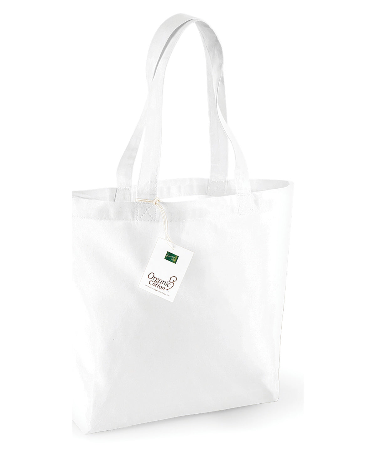 Westford Mill Organic cotton shopper White