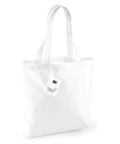 Westford Mill Organic cotton shopper White