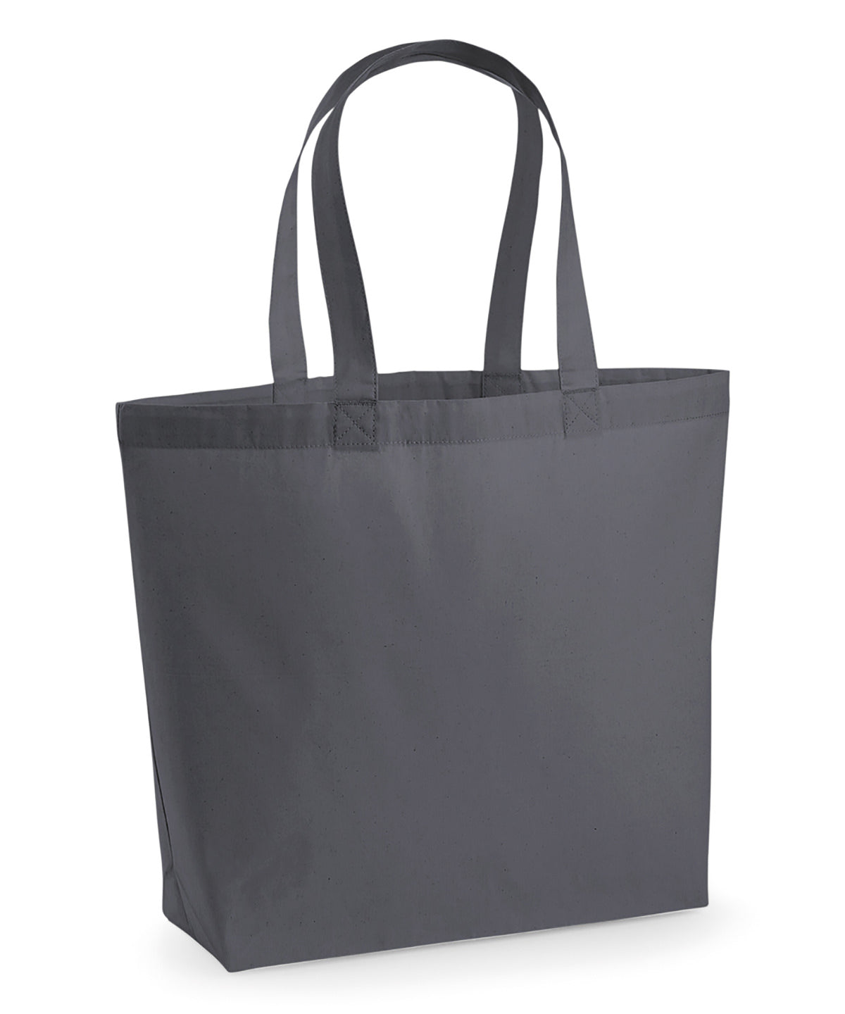 Westford Mill Premium cotton maxi tote Graphite Grey