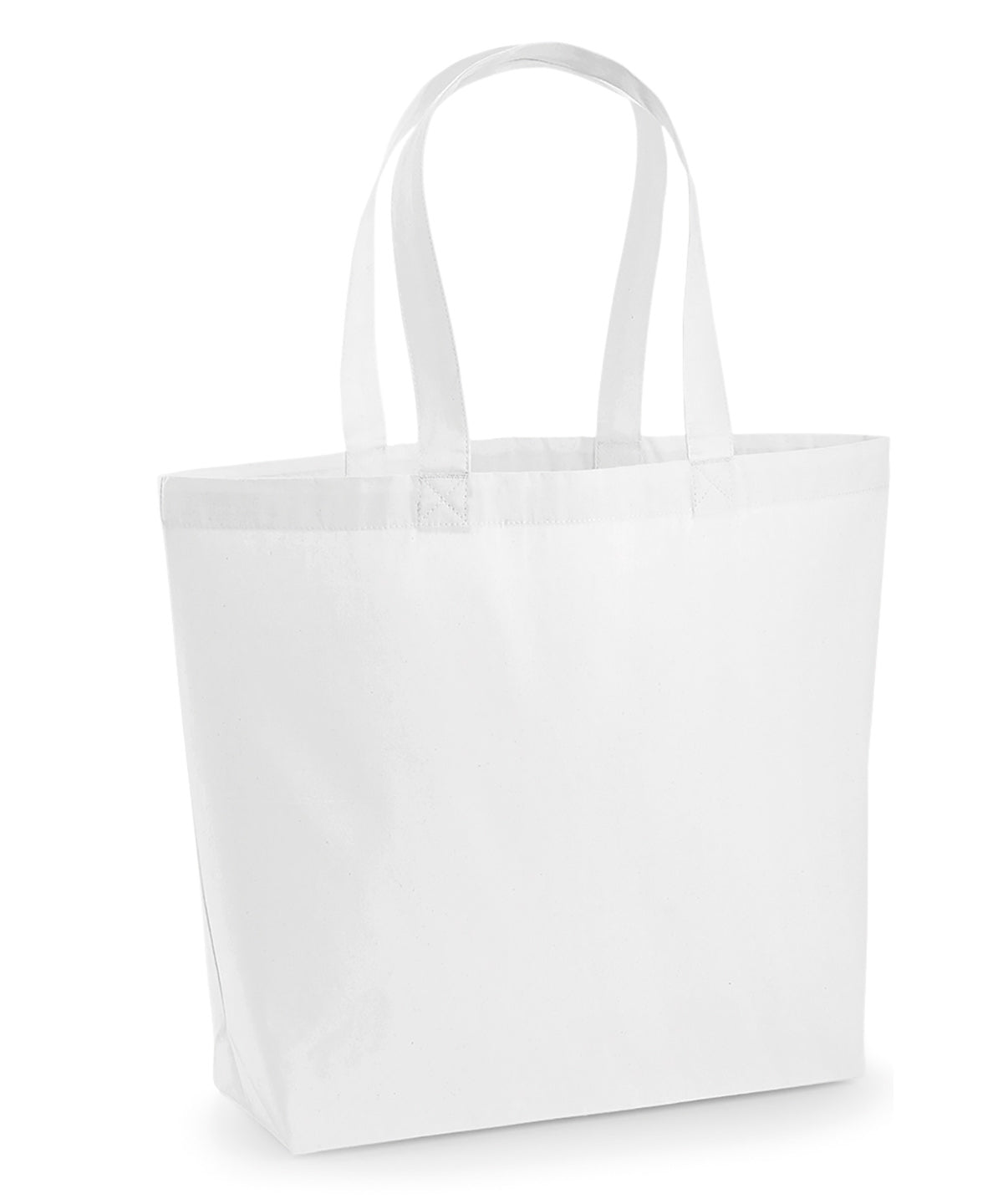 Westford Mill Premium cotton maxi tote White
