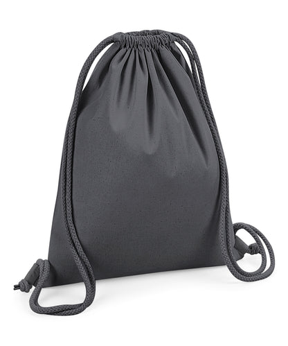 Westford Mill Organic premium cotton gymsac Graphite Grey