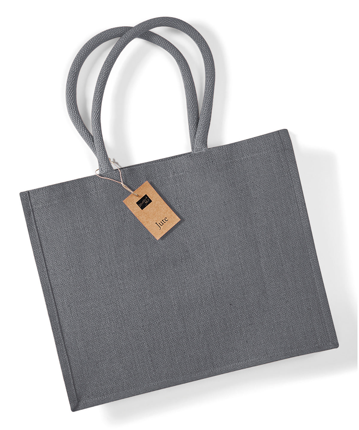 Westford Mill Jute classic shopper Graphite Grey/Graphite Grey