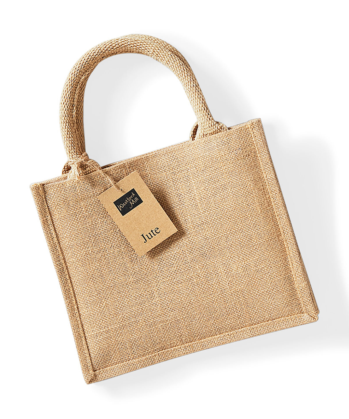 Westford Mill Jute mini gift bag Natural