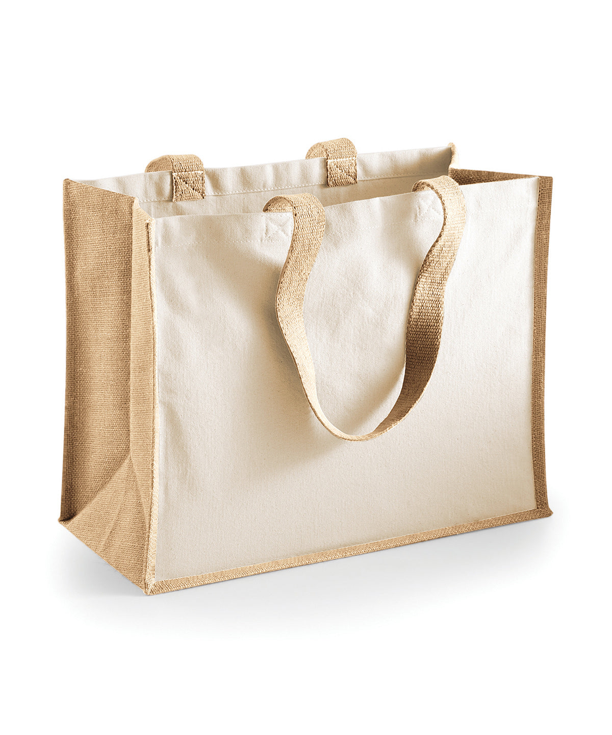 Westford Mill Printers jute classic shopper Natural