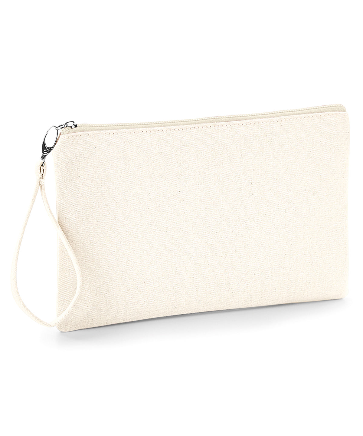 Westford Mill Canvas wristlet pouch Natural/Natural
