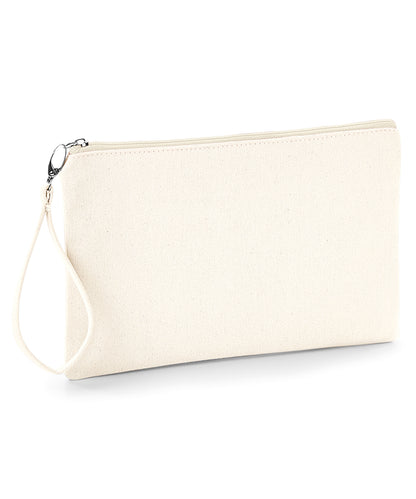Westford Mill Canvas wristlet pouch Natural/Natural