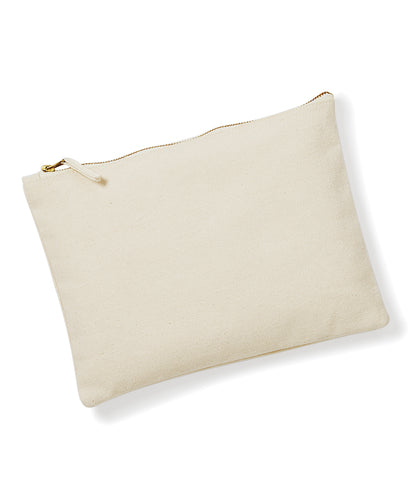 Westford Mill Canvas accessory pouch Natural