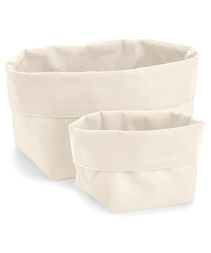 Westford Mill Reversible canvas organiser Natural