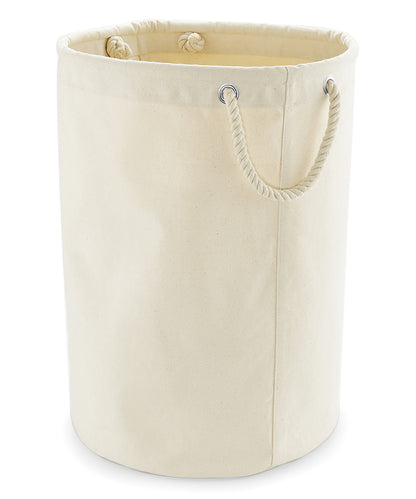 Westford Mill Heavy canvas storage trug Natural
