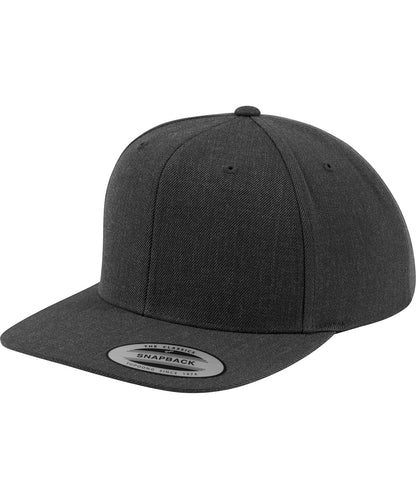 Flexfit / Yupoong The classic snapback (6089M) Dark Grey/Dark Grey