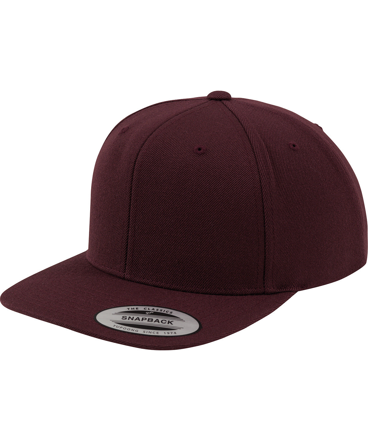Flexfit / Yupoong The classic snapback (6089M) Maroon/Maroon