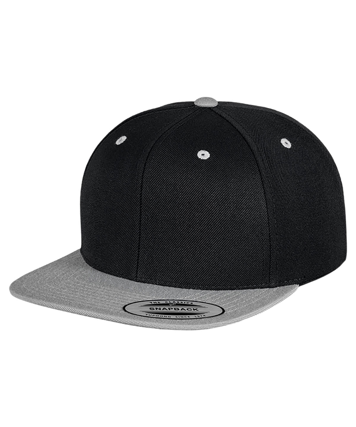 Flexfit / Yupoong The classic snapback 2-tone  (6089MT) Black/Silver