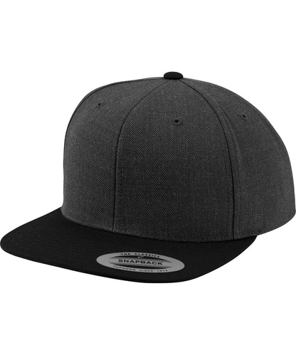 Flexfit / Yupoong The classic snapback 2-tone  (6089MT) Charcoal/Black