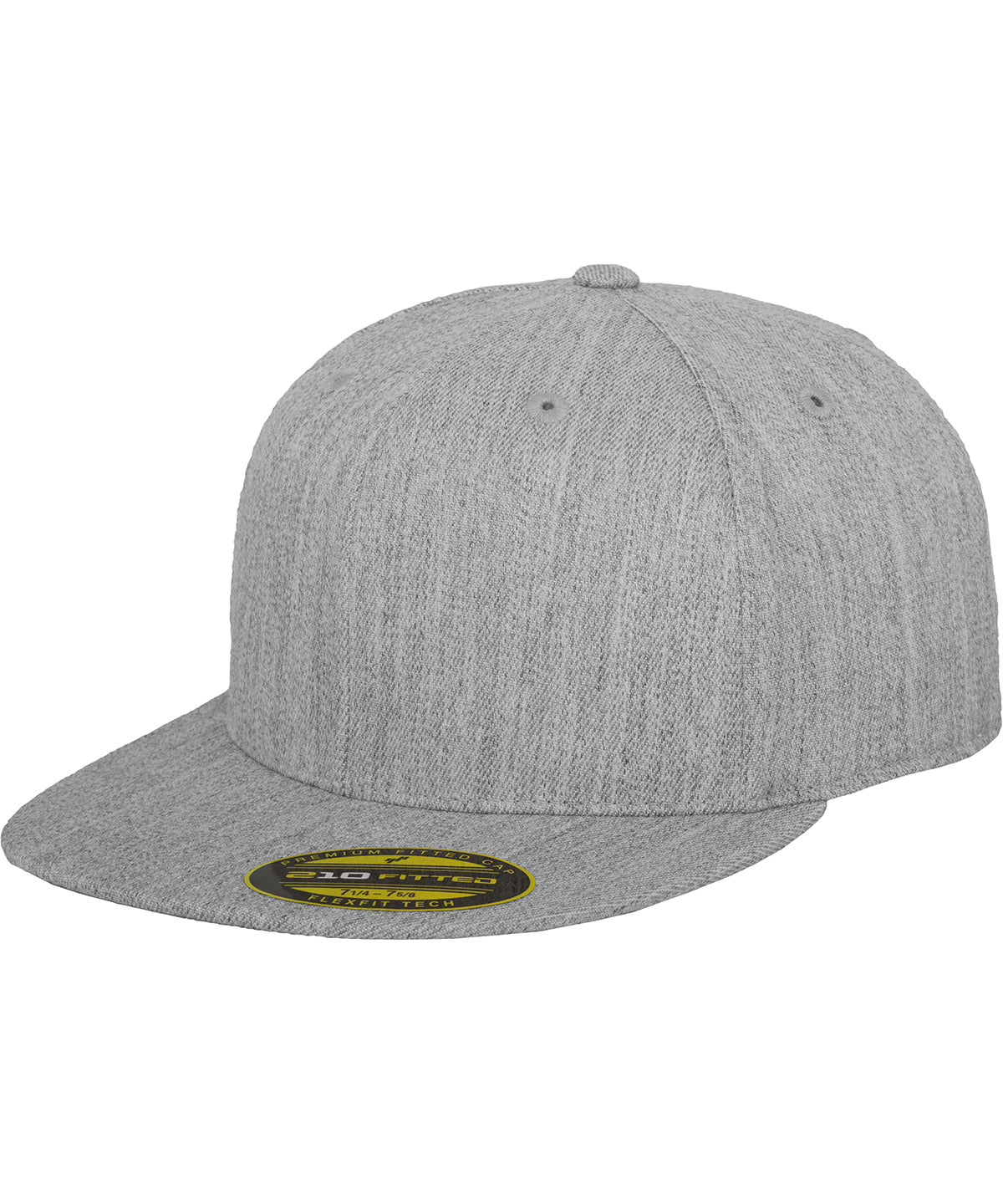 Flexfit / Yupoong Premium 210 fitted cap (6210) Heather Grey