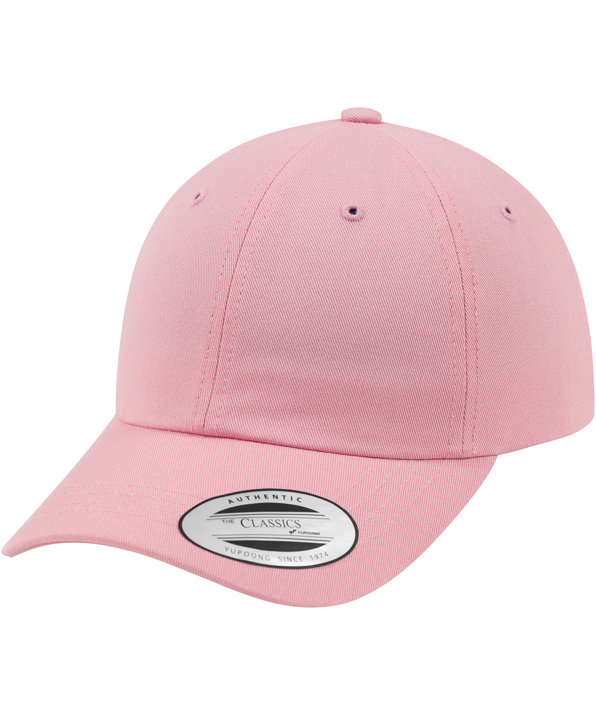 Flexfit / Yupoong Dad hat baseball strap back (6245CM) Pink